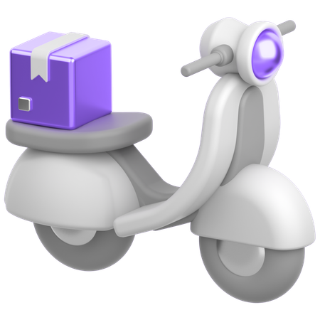 Bicicleta de entrega  3D Icon