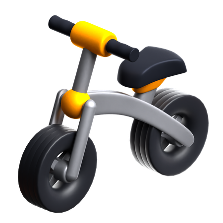 Bicicleta de equilíbrio  3D Icon