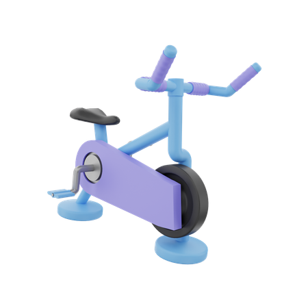 Bicicleta de gimnasio  3D Icon