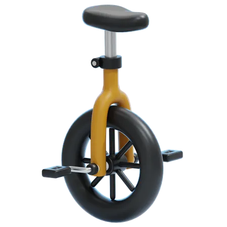 Bicicleta de uma roda  3D Icon