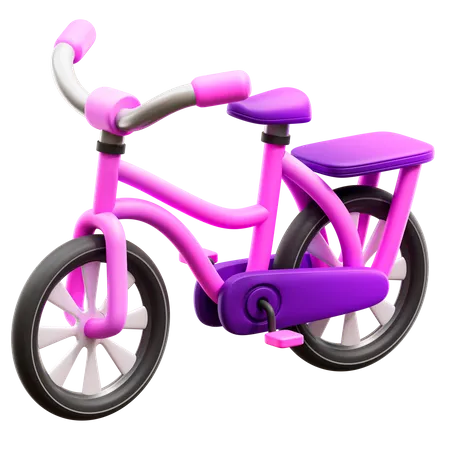 Bicicleta deportiva para mujer  3D Illustration