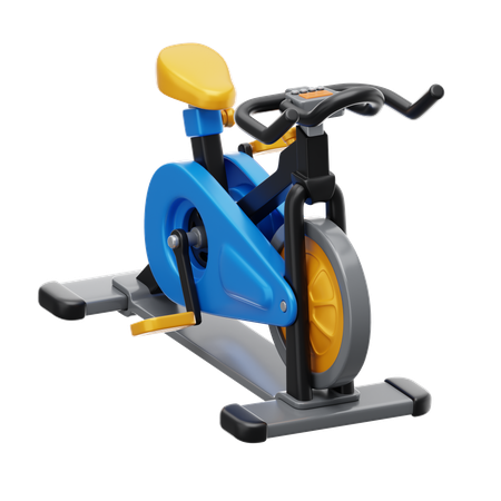 Bicicleta de exercício  3D Icon