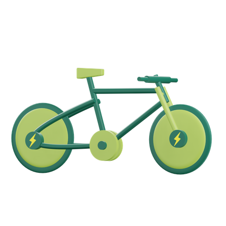 Bicicleta eléctrica  3D Icon