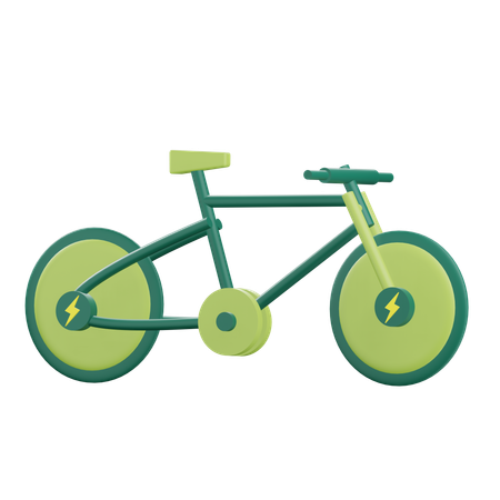 Bicicleta eléctrica  3D Icon