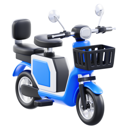Bicicleta eléctrica  3D Icon