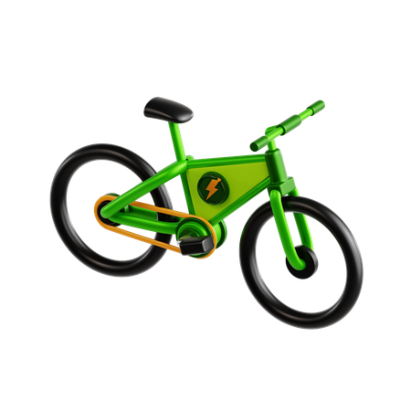 Bicicleta elétrica  3D Icon