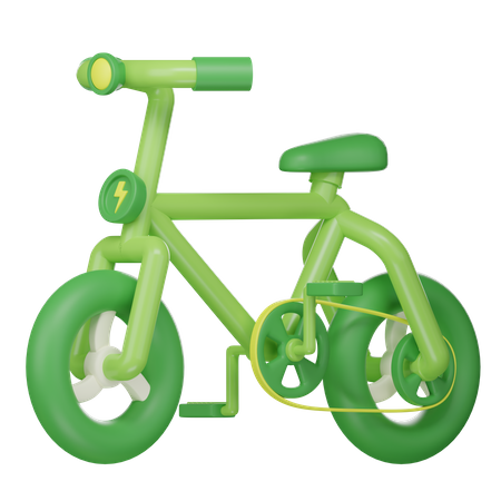 Bicicleta elétrica  3D Icon