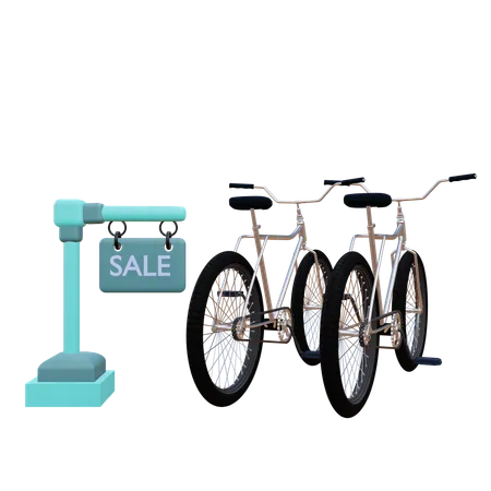 Bicicleta en venta  3D Icon