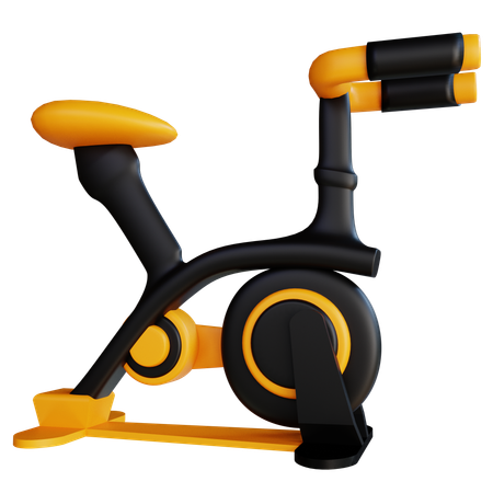 Bicicleta de ejercicios  3D Icon