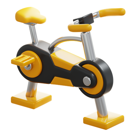 Bicicleta de exercício  3D Icon