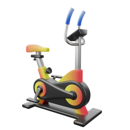 Bicicleta de exercício  3D Icon