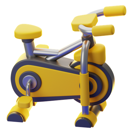 Bicicleta estacionária  3D Icon