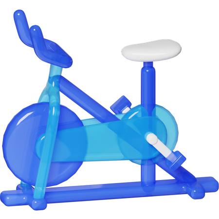 Bicicleta estática  3D Icon