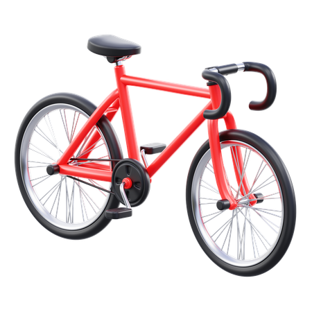 Bicicleta estática  3D Icon