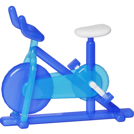Bicicleta estática  3D Icon