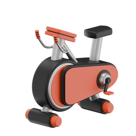 Gimnasio de bicicletas  3D Icon