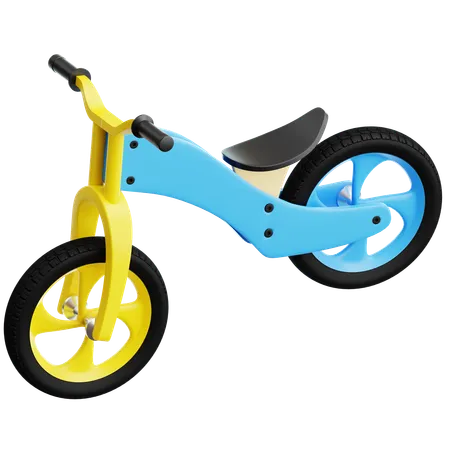 Bicicleta infantil  3D Icon