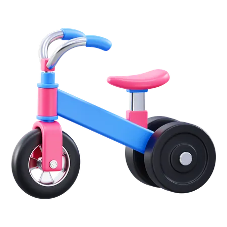 Bicicleta infantil  3D Icon