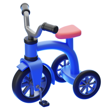 Bicicleta infantil  3D Icon