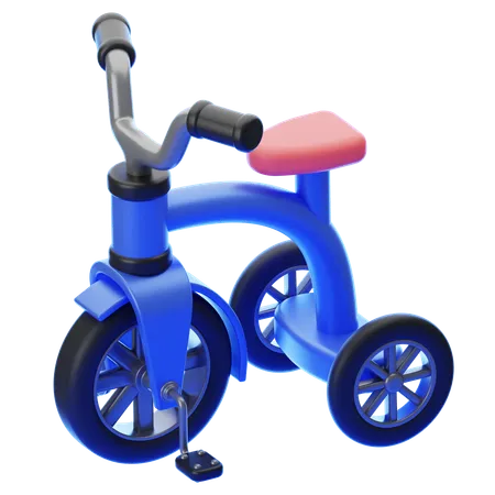 Bicicleta infantil  3D Icon