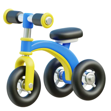 Bicicleta infantil  3D Icon