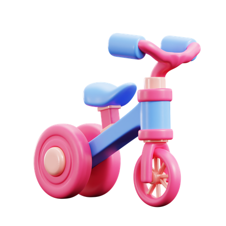 Bicicleta para niños  3D Icon