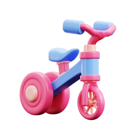 Bicicleta para niños  3D Icon