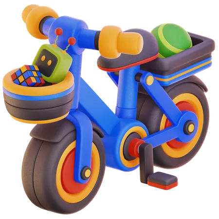 Bicicleta para niños  3D Icon