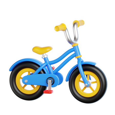 Bicicleta para niños  3D Icon