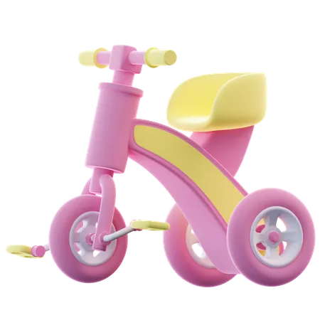 Bicicleta para niños  3D Icon