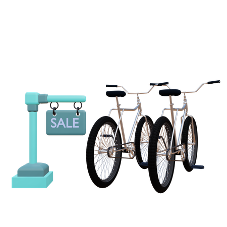 Bicicleta à venda  3D Icon
