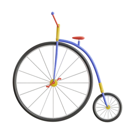 Bicicleta de centavo  3D Icon