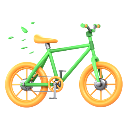 Bicicleta renovável  3D Icon