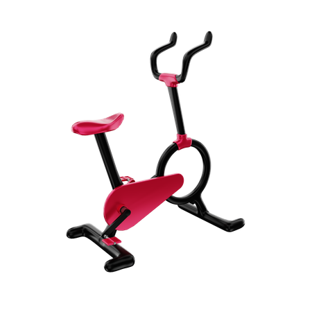 Bicicleta de spinning  3D Illustration