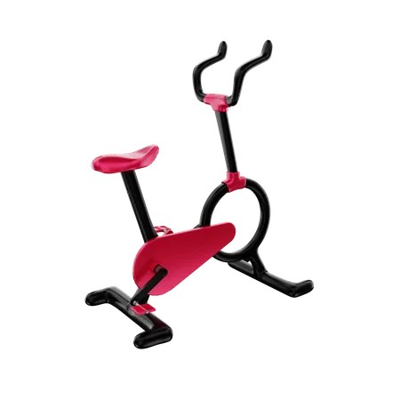 Bicicleta de spinning  3D Illustration