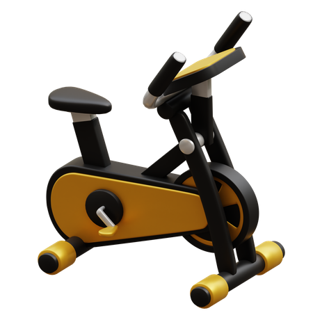 Bicicleta de spinning  3D Icon
