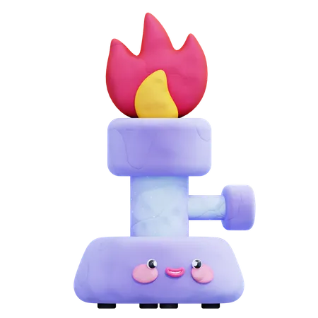 Bico de Bunsen  3D Icon