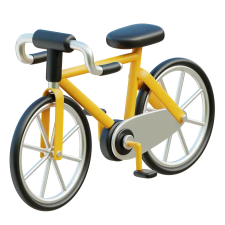 3 D Bicycle Icon 3D Icon