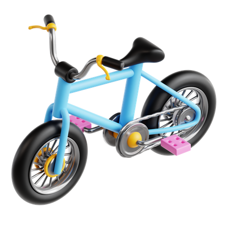 自転車  3D Icon