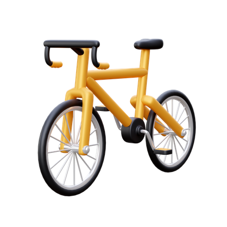 自転車  3D Icon