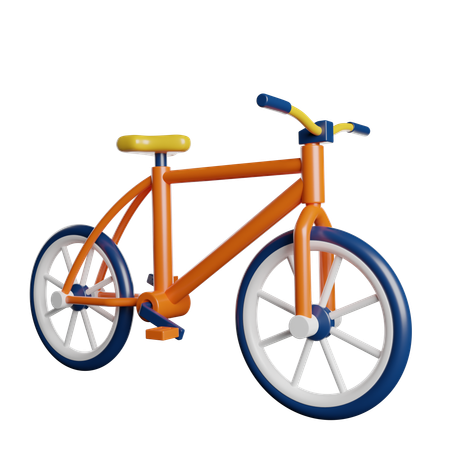 自転車  3D Icon