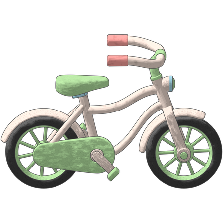 자전거  3D Icon