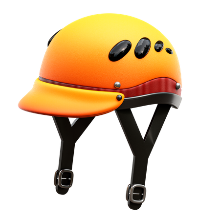 Bicycle Helmet 3D Illustration