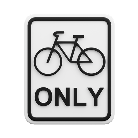 Bicycle Only  3D Icon