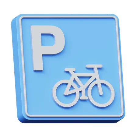 Bicycle Parking  3D Icon