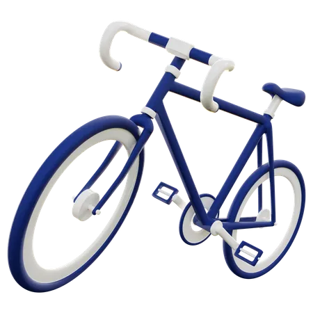 Bicycle Racing  3D Illustration