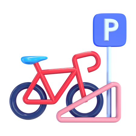 Bicycle Rack  3D Icon