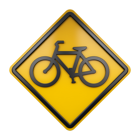 Bicycle Sign  3D Icon