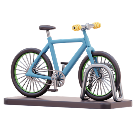 Bicycle Stand  3D Icon