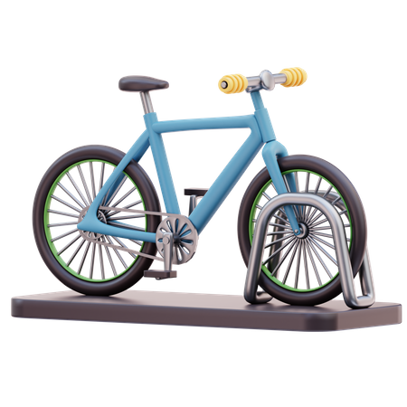 Bicycle Stand  3D Icon